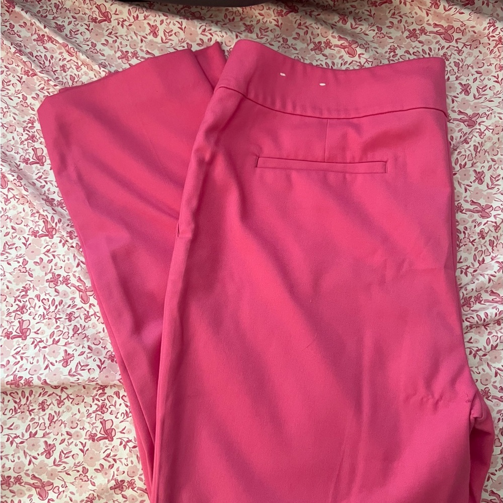 LOFT HOT PINK PENCIL PANT SZ 12